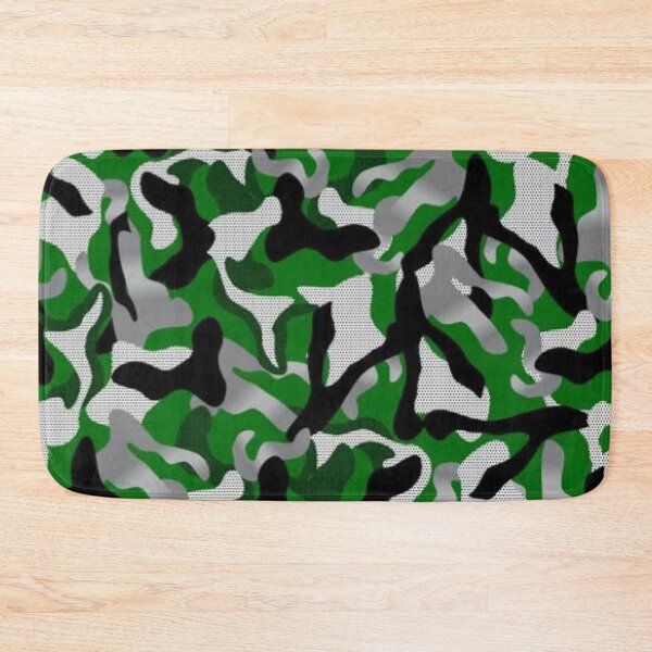 Item preview,  White & green Camouflage  designed and sold by WorldGalore21.