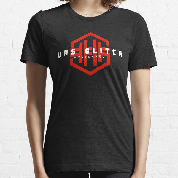 VHS Glitch - The Symbol - Full RED Essential T-Shirt