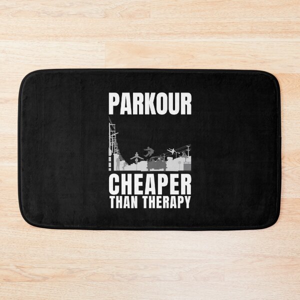Item preview, Parkour Cheaper Than Therapy designed and sold by Crafty-Mornings.