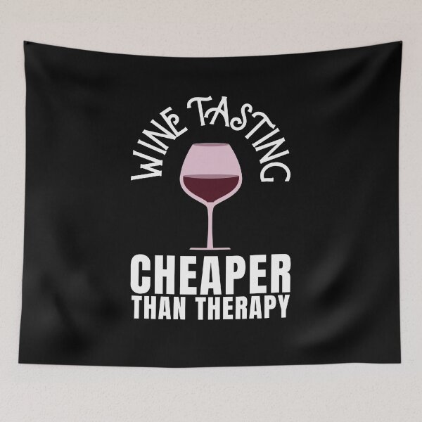 Artikelvorschau, Weinprobe günstiger als Therapie entworfen und verkauft von Crafty-Mornings.