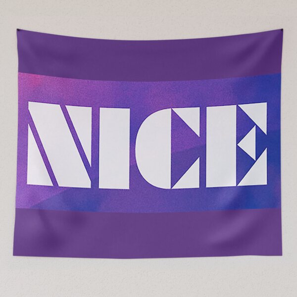 Item preview, NICE Wordart, Purple Nice designed and sold by Nostrathomas66.