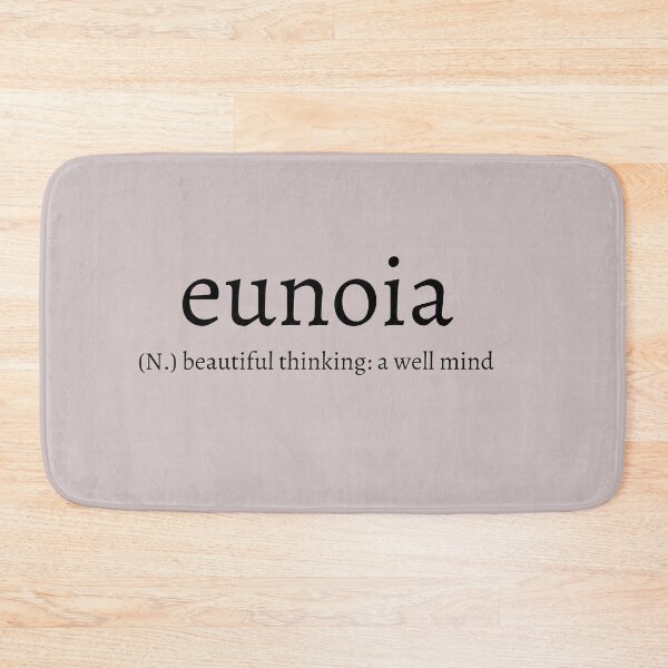 Item preview, eunoia (N.) beautiful thinking: a well mind  designed and sold by khangoeva.
