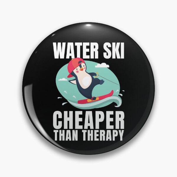 Item preview, Water Ski Cheaper Than Therapy designed and sold by Crafty-Mornings.