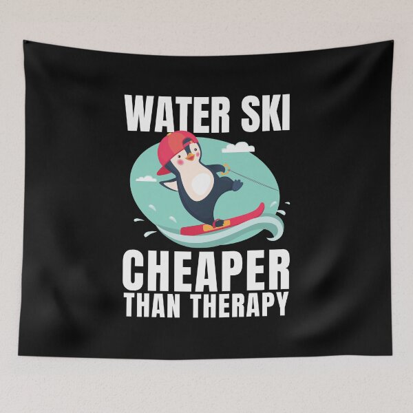 Item preview, Water Ski Cheaper Than Therapy designed and sold by Crafty-Mornings.