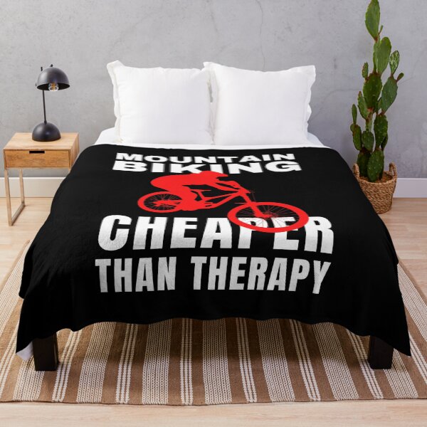 Item preview, Mountain Biking Cheaper Than Therapy designed and sold by Crafty-Mornings.