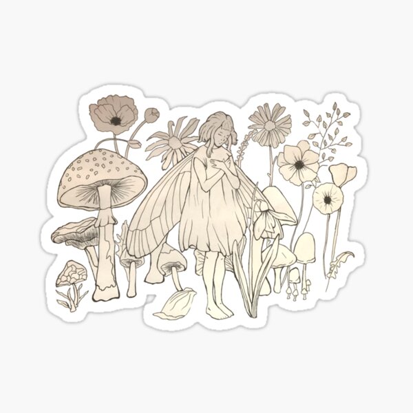 Item preview, Aurora Aksnes fairy illustration print Classic designed and sold by Plantspree.