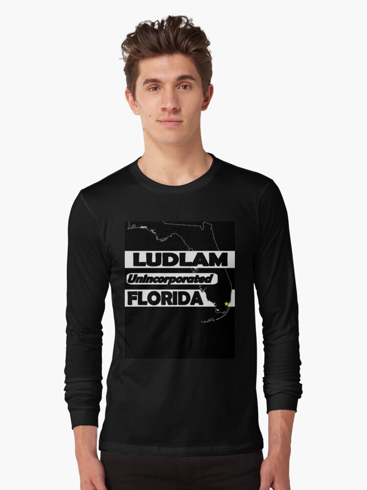 Thumbnail 1 of 5, Long Sleeve T-Shirt, LUDLAM, FLORIDA UNINCORPORATED designed and sold by Mbranco.