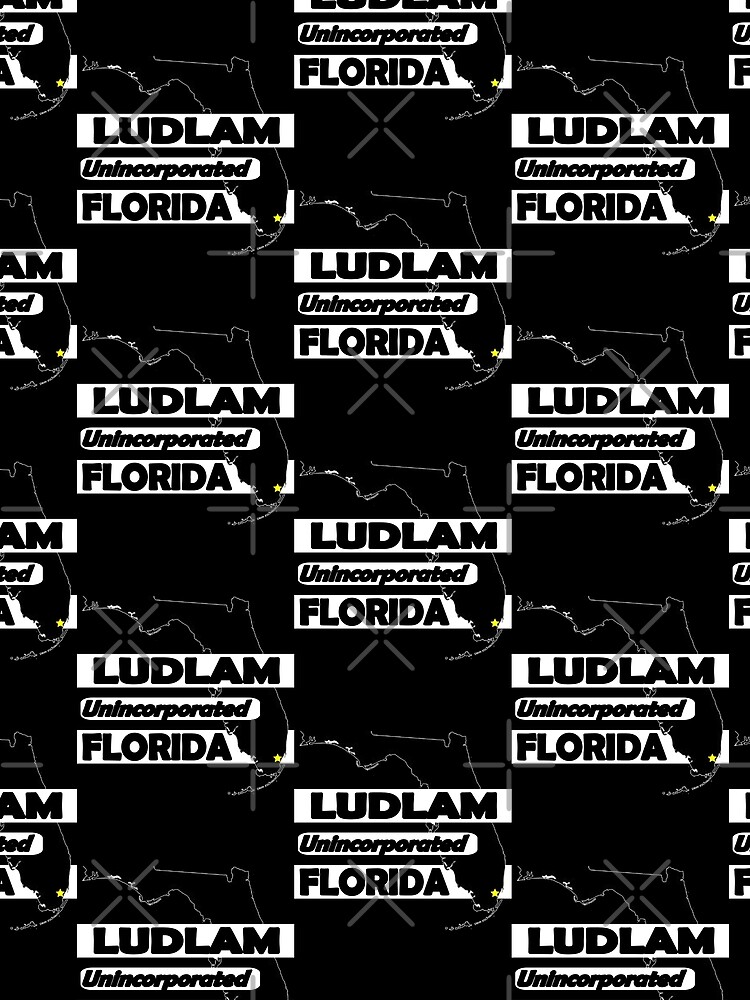 Thumbnail 5 of 5, Graphic T-Shirt, LUDLAM, FLORIDA UNINCORPORATED designed and sold by Mbranco.