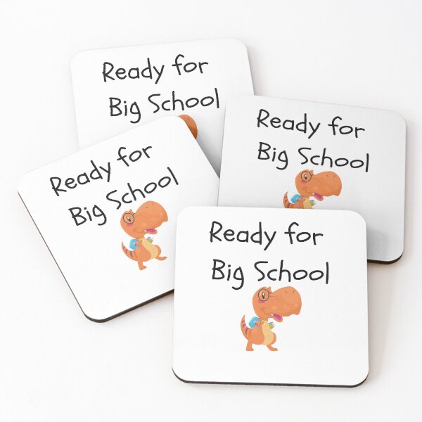 Item preview, Ready for Big School Dino designed and sold by Xpressnme.