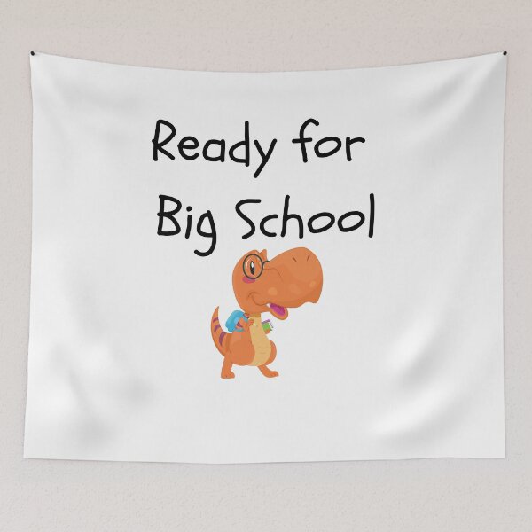 Item preview, Ready for Big School Dino designed and sold by Xpressnme.