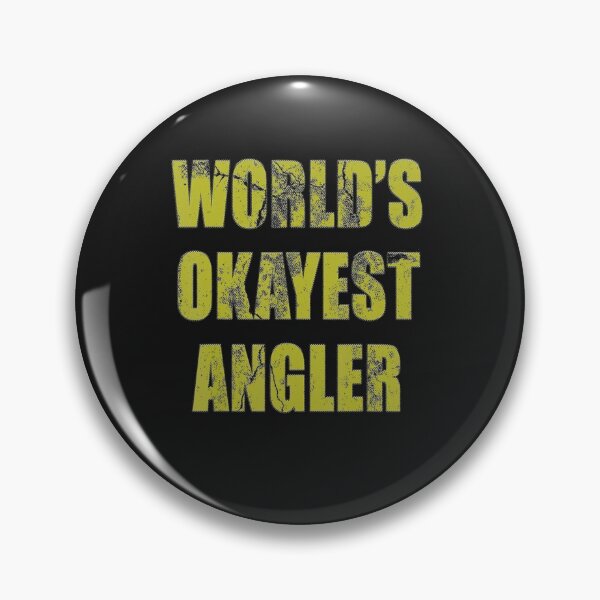 Aperçu de l'œuvre World s Okayest Angler Gift Funny Sarcastic T-Shirt créée et vendue par Rome-Manci.