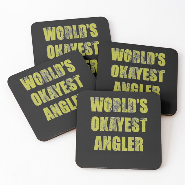 Item preview, World s Okayest Angler Gift Funny Sarcastic T-Shirt designed and sold by Rome-Manci.