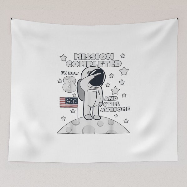 Item preview, 8 Year Old Shirt Astronaut Mission Completed designed and sold by Space--X.