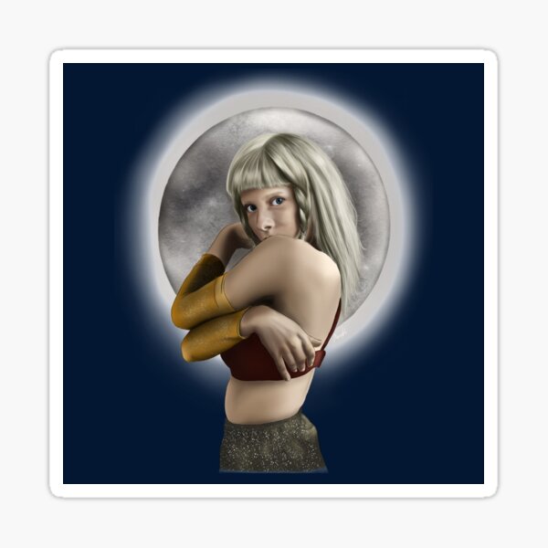 Item preview, Aurora Aksnes -The Moon Child Tote Bag designed and sold by Plantspree.