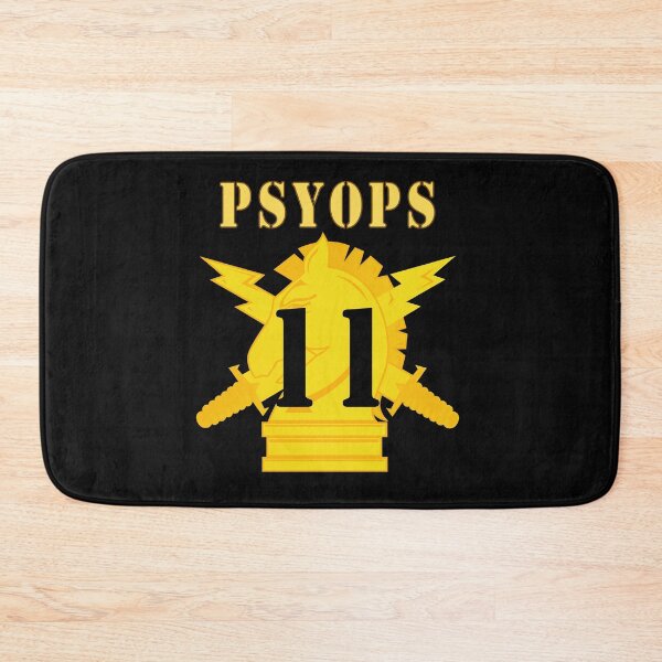 Item preview, Army - PSYOPS w Branch Insignia - 11th Battalion Numeral designed and sold by Military Insignia Products.