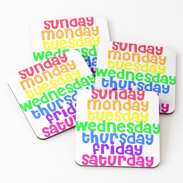 Item preview, Days of week designed and sold by punke designs.