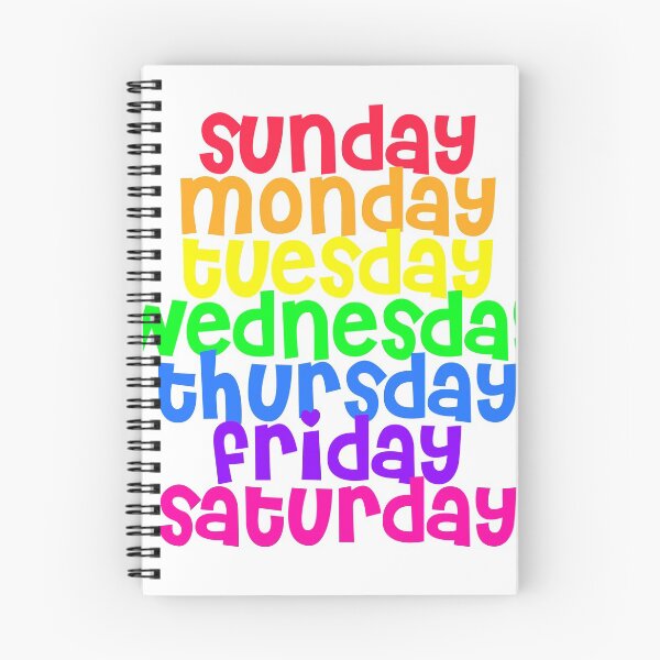 Item preview, Days of week designed and sold by punke designs.
