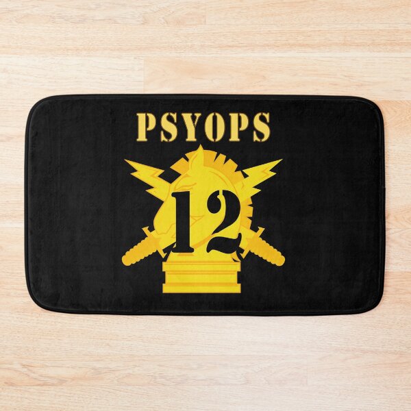 Item preview, Army - PSYOPS w Branch Insignia - 12th Battalion Numeral designed and sold by Military Insignia Products.