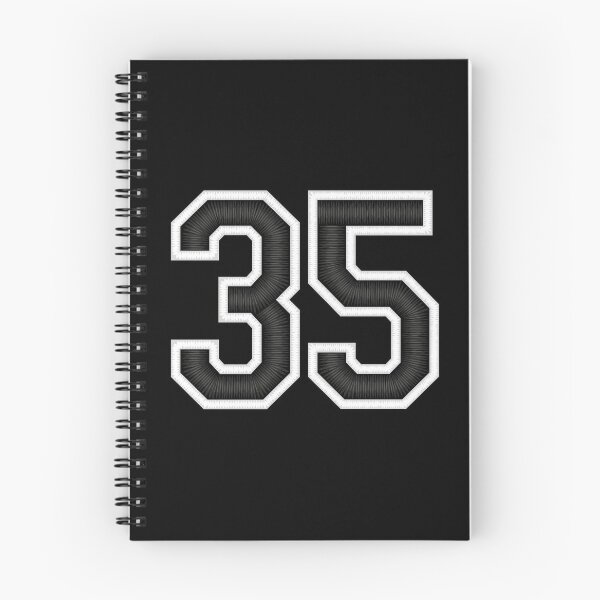 Item preview, 35 Black Jersey Sports Number thirty-five Football 35 designed and sold by elhefe.