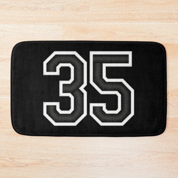 Item preview, 35 Black Jersey Sports Number thirty-five Football 35 designed and sold by elhefe.