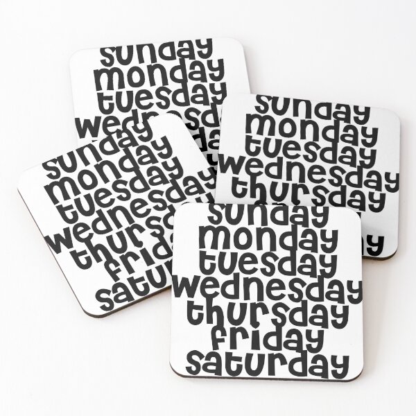 Item preview, Days of week designed and sold by punke designs.
