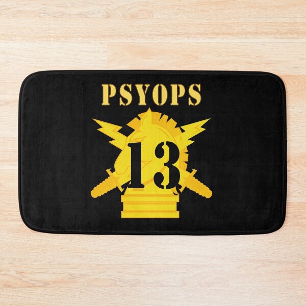 Item preview, Army - PSYOPS w Branch Insignia - 13th Battalion Numeral designed and sold by Military Insignia Products.