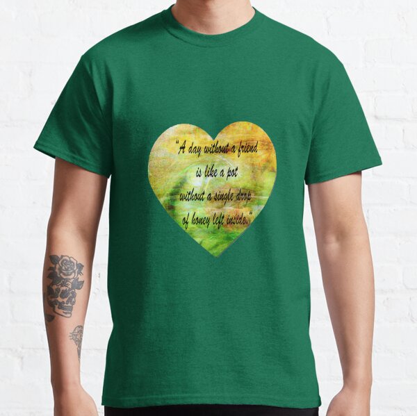 Winnie the Pooh sticks Classic T-Shirt