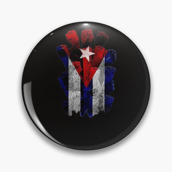 Item preview, Bandera de Puño de Protesta Cubana SOS. Cuba Libre SOSCuba Freedom designed and sold by omerherbert.