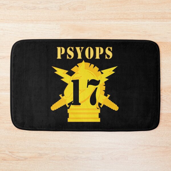 Item preview, Army - PSYOPS w Branch Insignia - 17th Battalion Numeral designed and sold by Military Insignia Products.