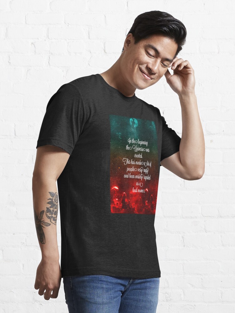 Alternate view of Hitchhiker's Guide Quote Essential T-Shirt
