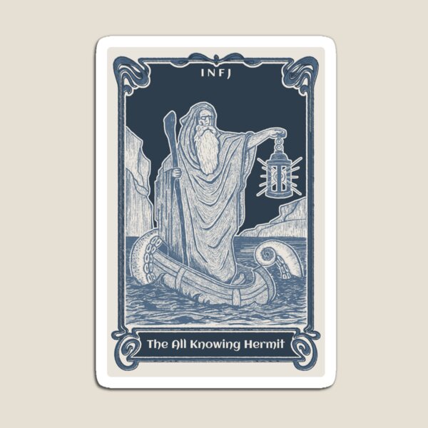 Item preview, INFJ The All Knowing Hermit  designed and sold by jrobdesignz.