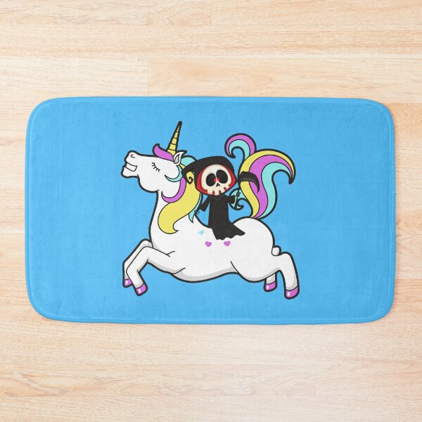 Item preview, Grim Reaper Riding A Unicorn designed and sold by GleamingGiant.
