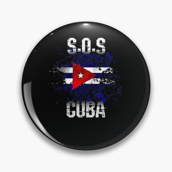 Item preview, Distressed SOS Cuba - Cuban Flag  designed and sold by omerherbert.