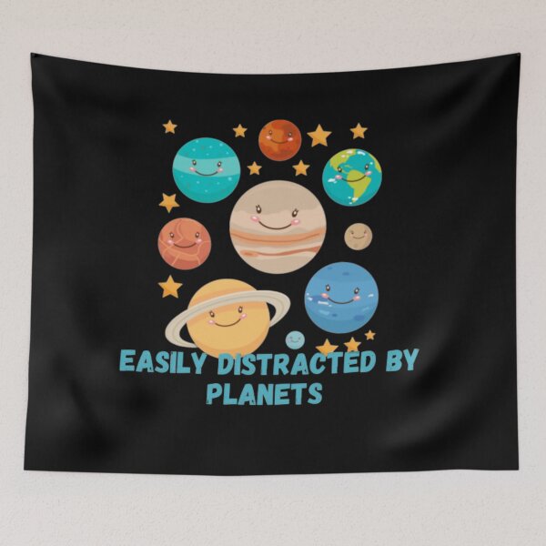 Item preview, Easily distracted by planets  designed and sold by smrithi2936.