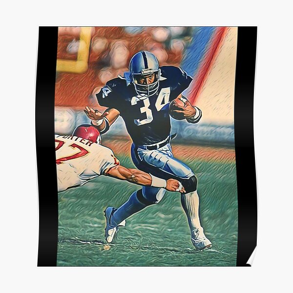 FINDEMO Bo Jackson 40-Yard Dash Baseball Poster Decorative