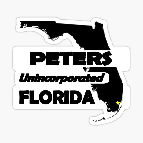 PETERS, FLORIDA UNINCORPORATED Sticker