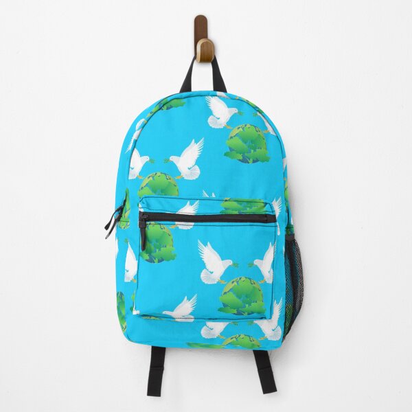 Item preview, International Peace Flag Peacebuilding two doves inspiration designed and sold by Capiral Bucketlist.