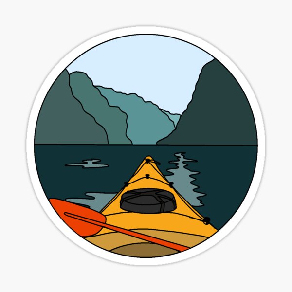 Kayak Stickers for Sale, Free US Shipping