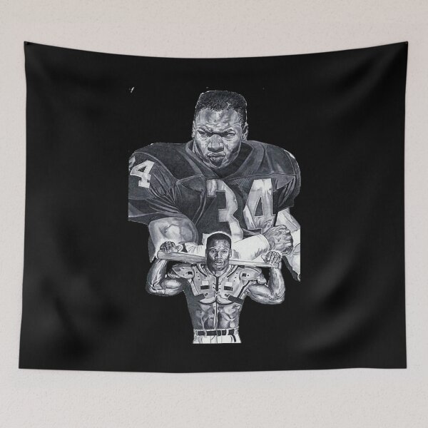 Item preview, bo knows football baseball black and white art designed and sold by StewartDonna.