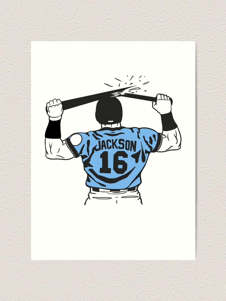 Bo Jackson Breaking A Bat Art Board Print for Sale by RatTrapTees