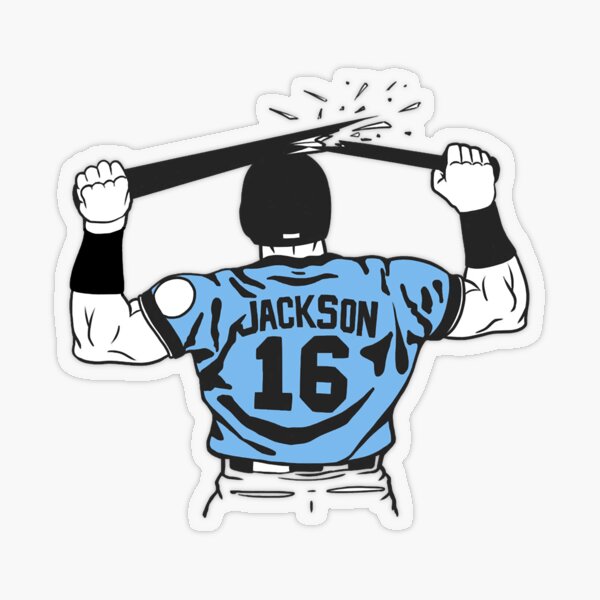 Bo Jackson Breaking A Bat Sticker for Sale by RatTrapTees