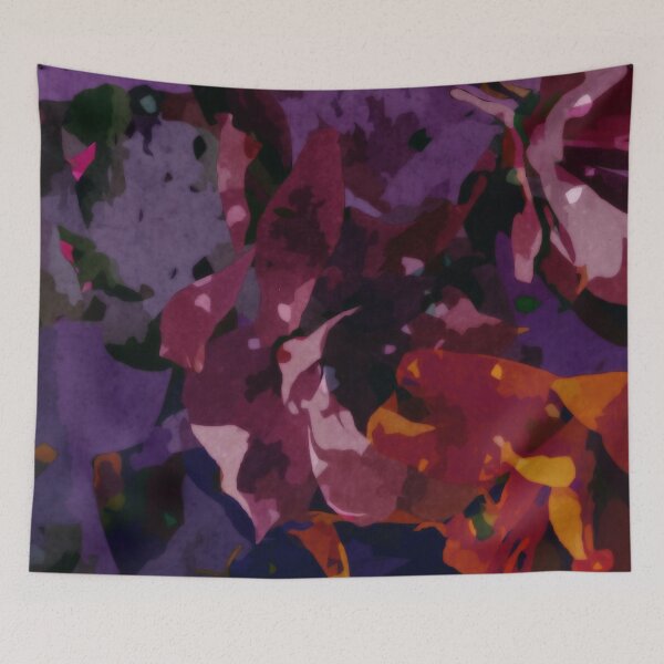 Item preview, Archival Flowers - Purple, Pink, Copper Abstract designed and sold by TheSplitWindow.