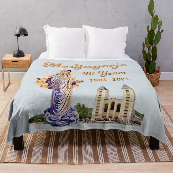 Item preview, Medjugorje Our Lady Queen of Peace Fourty Years designed and sold by Brasilia.