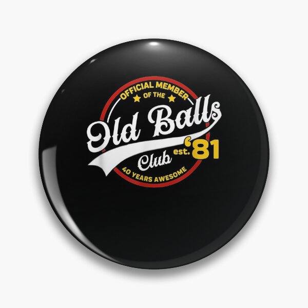 Artikelvorschau, Herren Vintage 40. Geburtstag Old Balls Club 1981 für Old Man entworfen und verkauft von FelixRiojas.
