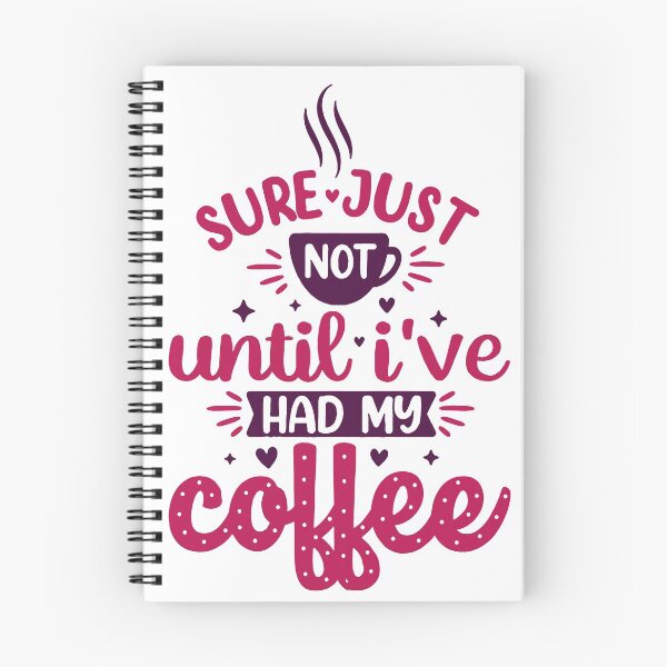 Item preview, Coffee quotes lettering design designed and sold by IKRCreations.