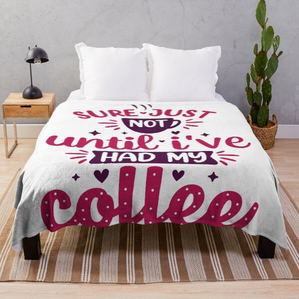 Item preview, Coffee quotes lettering design designed and sold by IKRCreations.