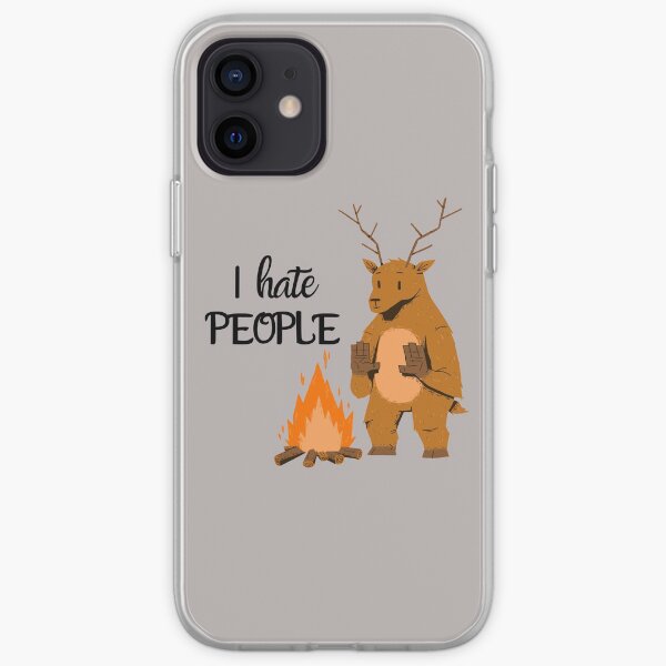 I hate people iPhone Soft Case