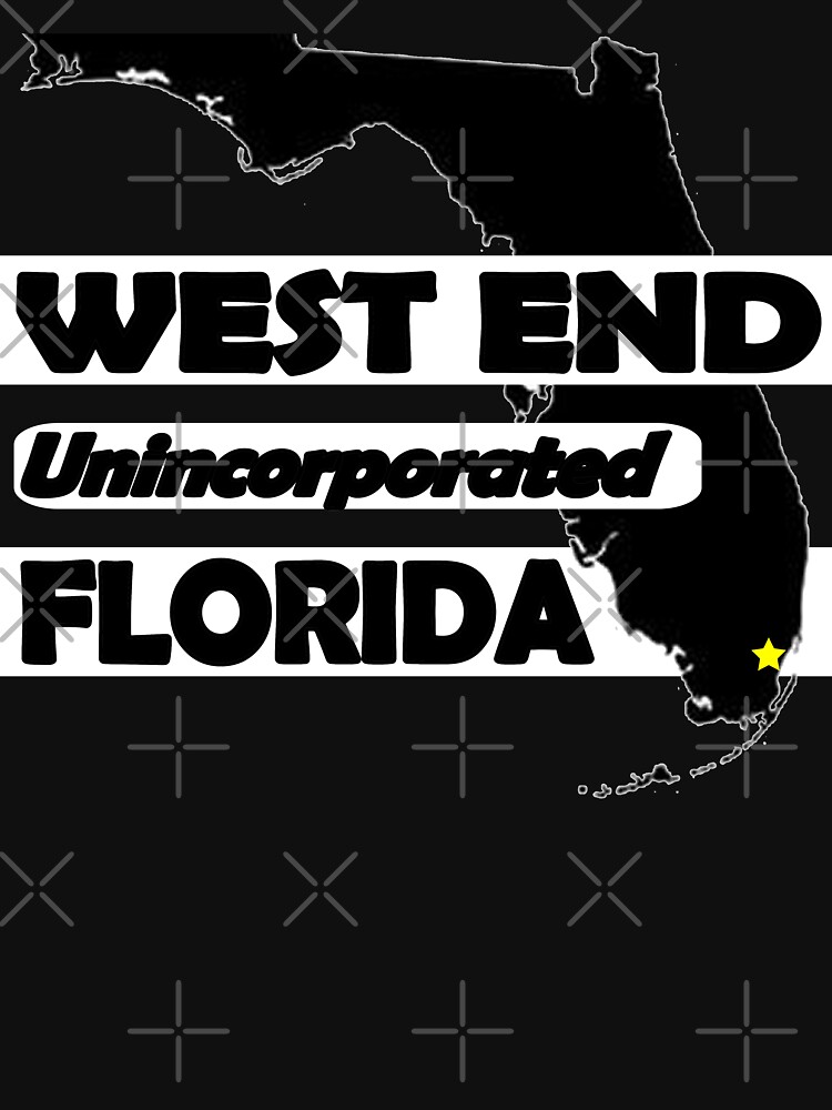Thumbnail 7 of 7, Classic T-Shirt, WEST END, FLORIDA UNINCORPORATED designed and sold by Michael Branco.