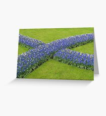 The Big Blue X - Keukenhof Gardens Greeting Card