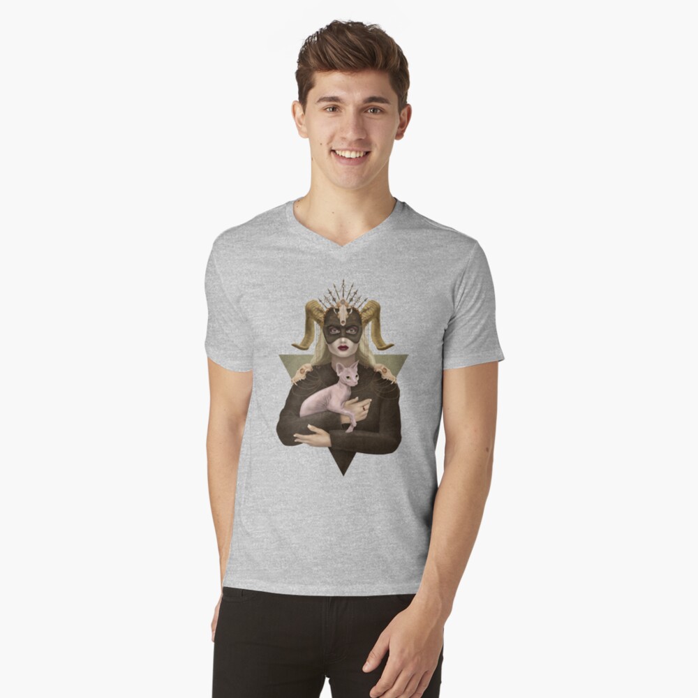 Item preview, V-Neck T-Shirt designed and sold by zakrutledge.
